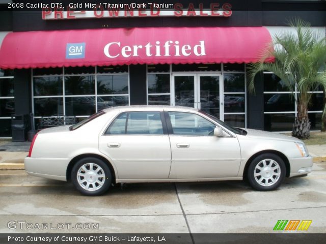 2008 Cadillac DTS  in Gold Mist