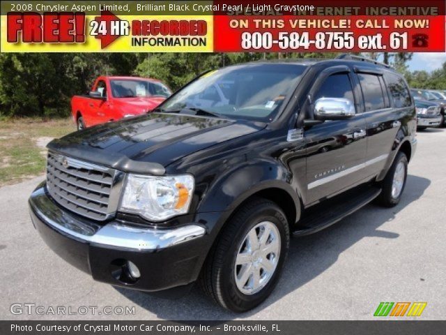 2008 Chrysler Aspen Limited in Brilliant Black Crystal Pearl