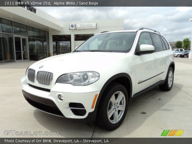 2011 BMW X5 xDrive 35d in Alpine White