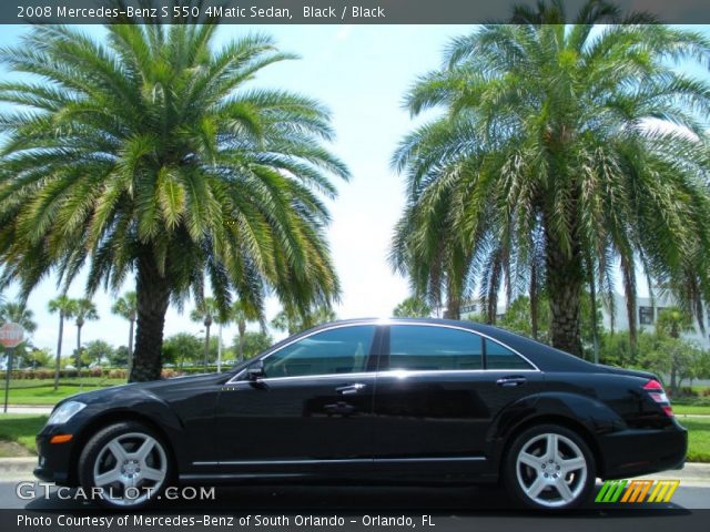 2008 Mercedes-Benz S 550 4Matic Sedan in Black