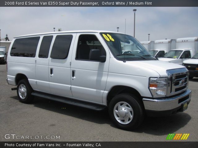 2008 Ford E Series Van E350 Super Duty Passenger in Oxford White
