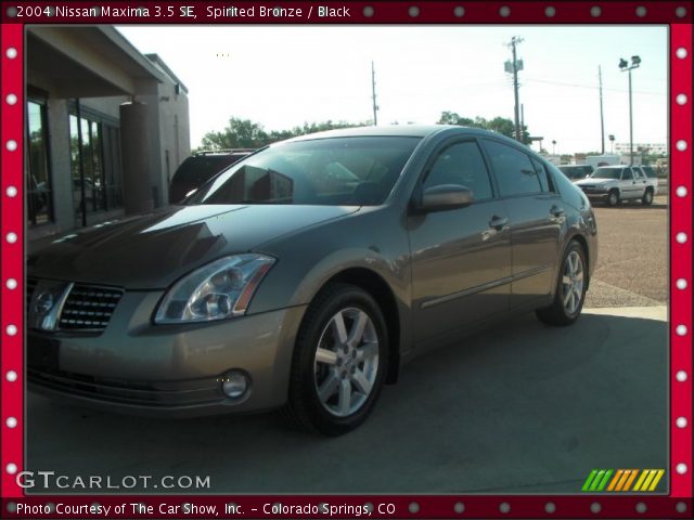 2004 Nissan Maxima 3.5 SE in Spirited Bronze