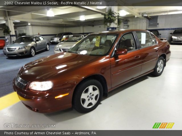 2002 Chevrolet Malibu LS Sedan in Redfire Metallic
