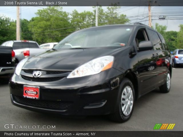 2008 Toyota Sienna LE in Black