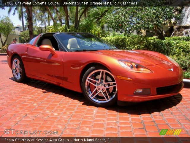 2005 Chevrolet Corvette Coupe in Daytona Sunset Orange Metallic