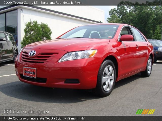 2009 Toyota Camry LE in Barcelona Red Metallic