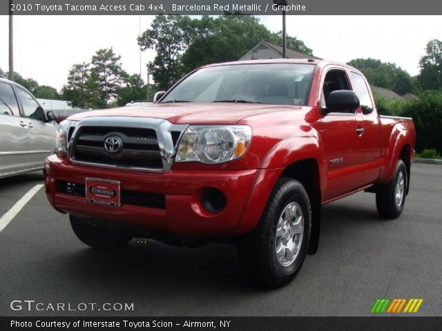 2010 Toyota Tacoma Access Cab 4x4 in Barcelona Red Metallic