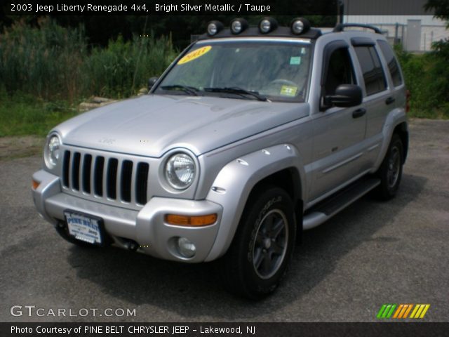 2003 Jeep Liberty Renegade 4x4 in Bright Silver Metallic