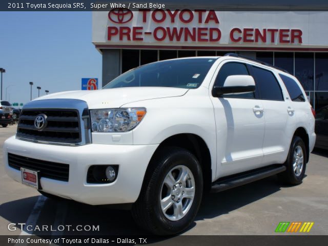 2011 Toyota Sequoia SR5 in Super White