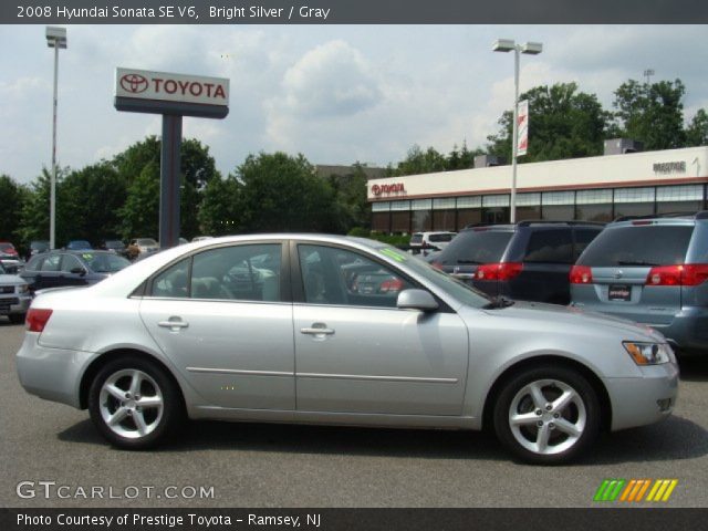 2008 Hyundai Sonata SE V6 in Bright Silver