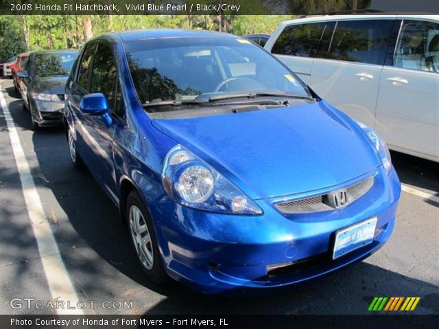 2008 Honda Fit Hatchback in Vivid Blue Pearl