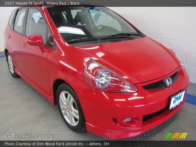2007 Honda Fit Sport in Milano Red