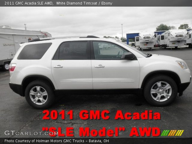 2011 GMC Acadia SLE AWD in White Diamond Tintcoat