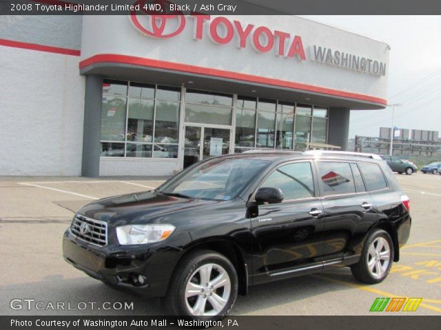 2008 Toyota Highlander Limited 4WD in Black