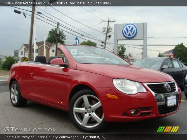 2007 Volkswagen Eos 2.0T in Paprika Red Metallic