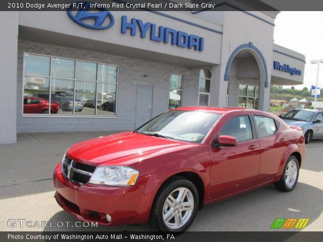 2010 Dodge Avenger R/T in Inferno Red Crystal Pearl