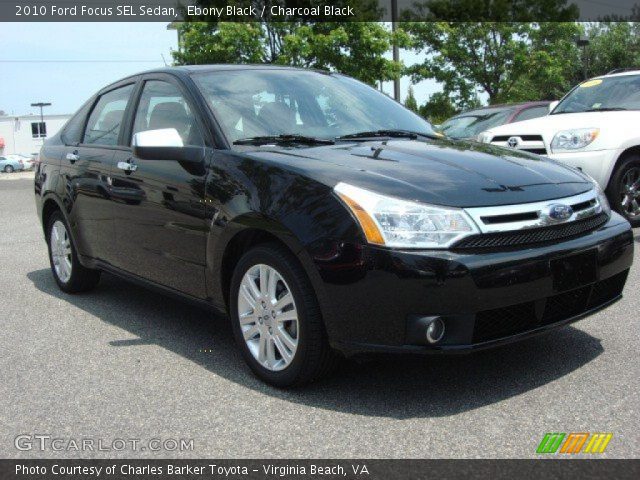 2010 Ford Focus SEL Sedan in Ebony Black