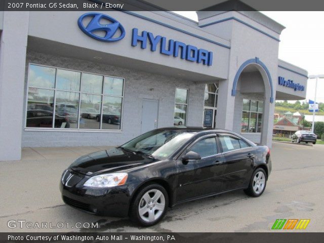 2007 Pontiac G6 Sedan in Black