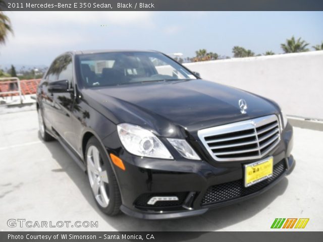 2011 Mercedes-Benz E 350 Sedan in Black