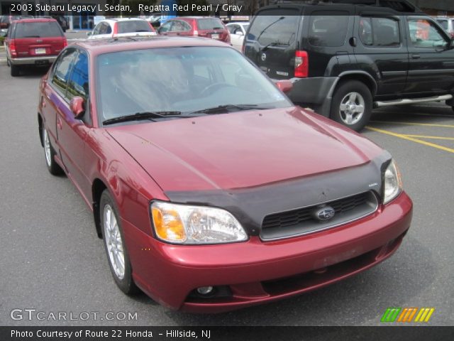 2003 Subaru Legacy L Sedan in Regatta Red Pearl