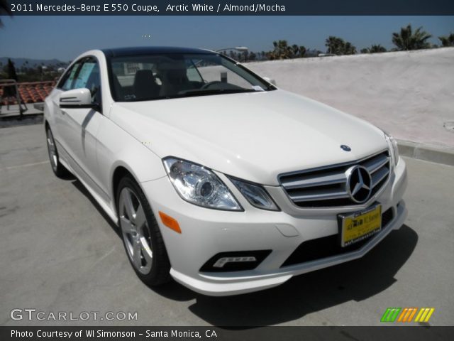 2011 Mercedes-Benz E 550 Coupe in Arctic White