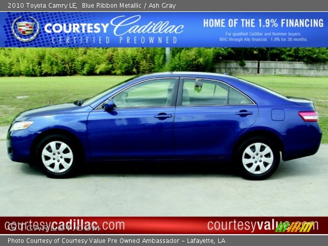 2010 Toyota Camry LE in Blue Ribbon Metallic