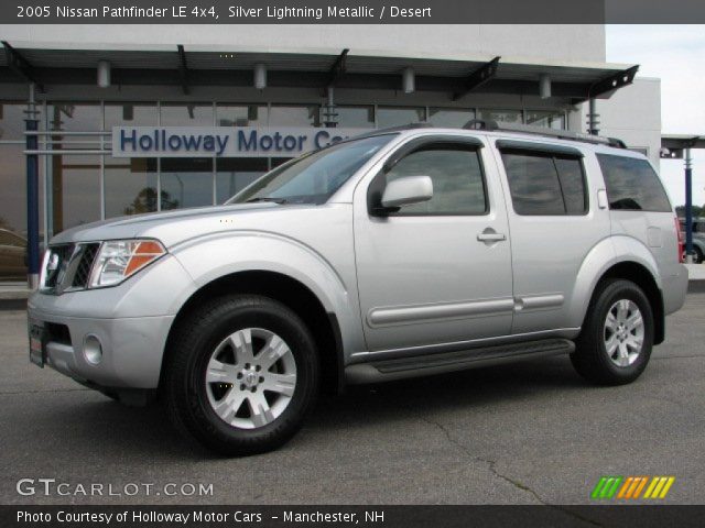 2005 Nissan Pathfinder LE 4x4 in Silver Lightning Metallic