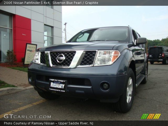 2006 Nissan Pathfinder S 4x4 in Silverton Blue Pearl