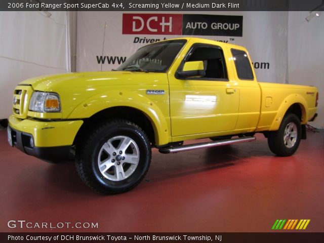 2006 Ford Ranger Sport SuperCab 4x4 in Screaming Yellow
