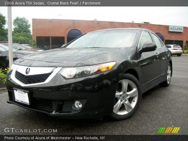 2009 Acura TSX Sedan in Crystal Black Pearl