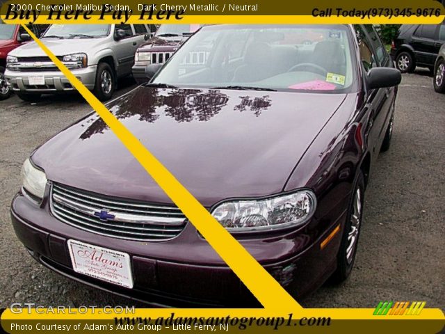 2000 Chevrolet Malibu Sedan in Dark Cherry Metallic