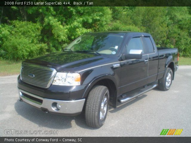 2008 Ford F150 Lariat SuperCab 4x4 in Black