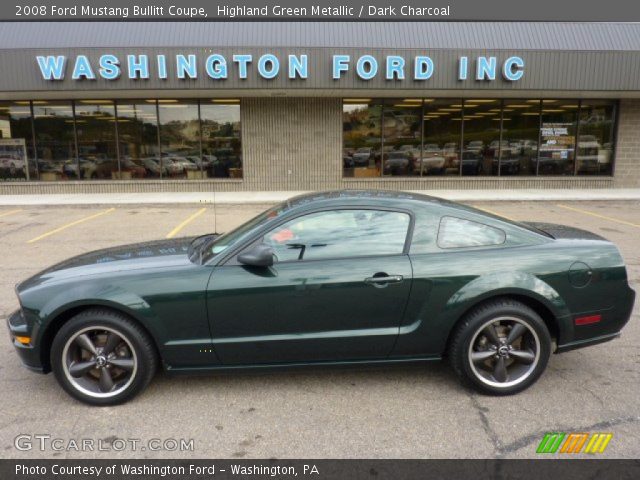 2008 Ford Mustang Bullitt Coupe in Highland Green Metallic
