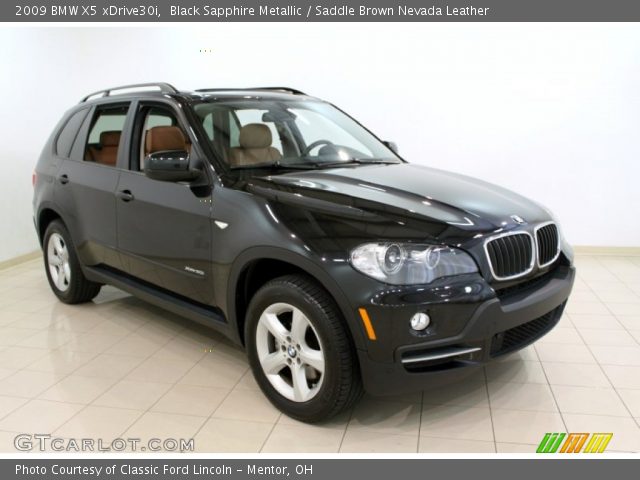 2009 BMW X5 xDrive30i in Black Sapphire Metallic