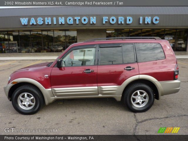 2002 Mitsubishi Montero XLS 4x4 in Cambridge Red Pearlescent