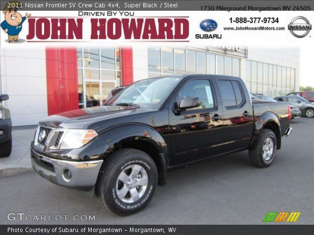 2011 Nissan Frontier SV Crew Cab 4x4 in Super Black