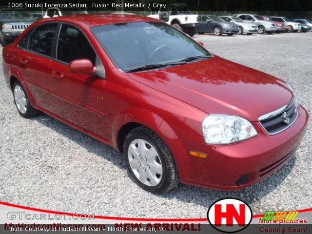 2006 Suzuki Forenza Sedan in Fusion Red Metallic