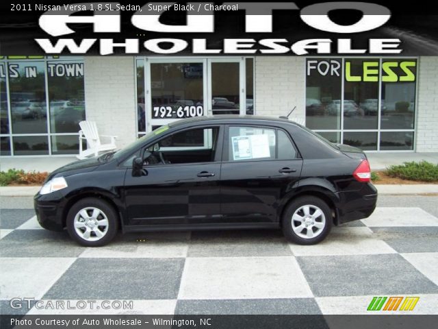 2011 Nissan Versa 1.8 SL Sedan in Super Black
