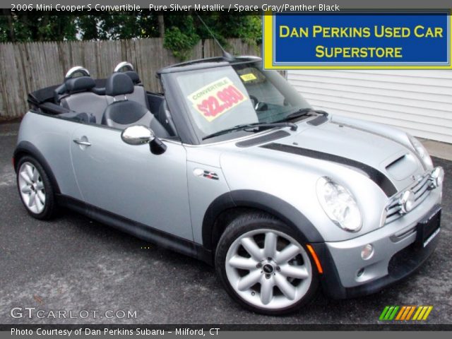 2006 Mini Cooper S Convertible in Pure Silver Metallic