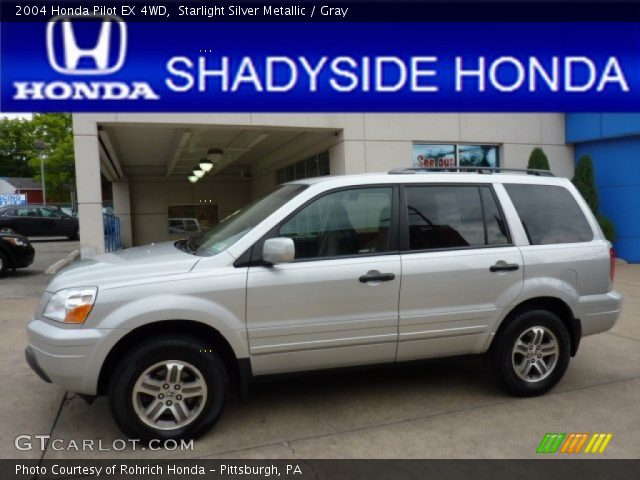 2004 Honda Pilot EX 4WD in Starlight Silver Metallic