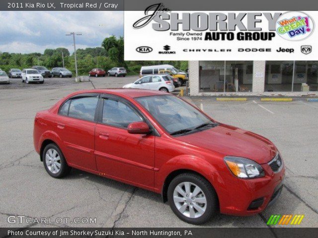 2011 Kia Rio LX in Tropical Red