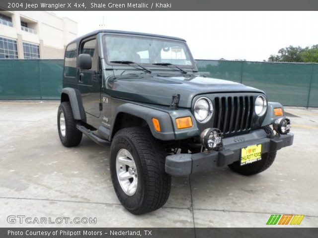 2004 Jeep Wrangler X 4x4 in Shale Green Metallic