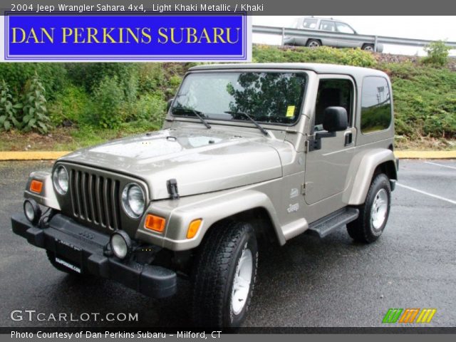 2004 Jeep Wrangler Sahara 4x4 in Light Khaki Metallic