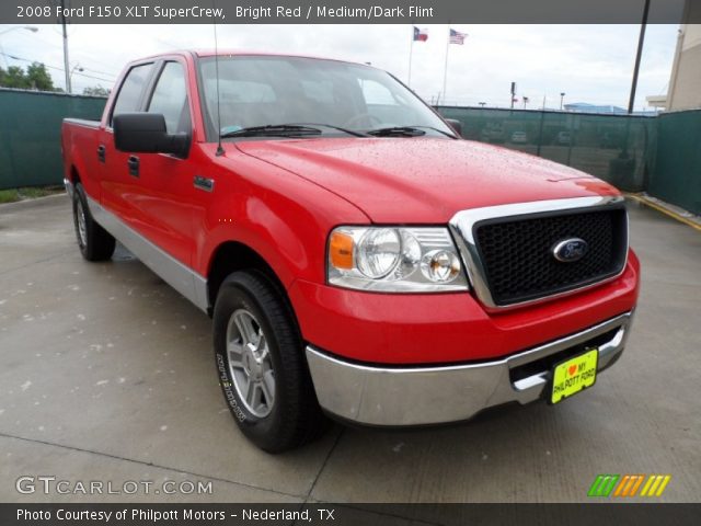 2008 Ford F150 XLT SuperCrew in Bright Red