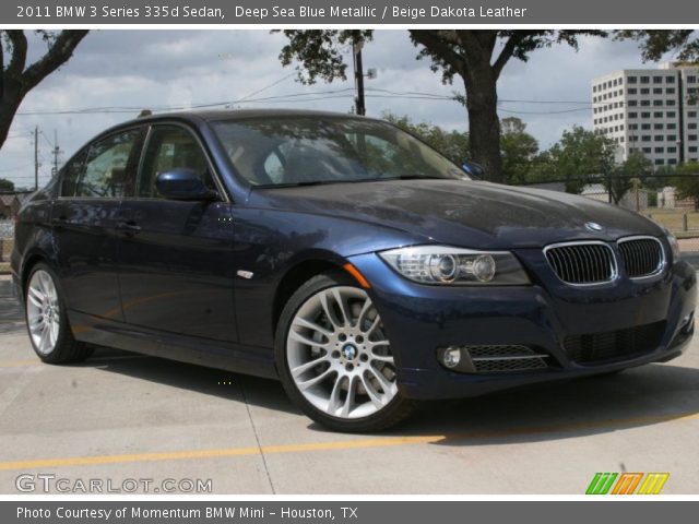 2011 BMW 3 Series 335d Sedan in Deep Sea Blue Metallic