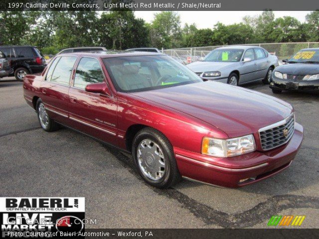 1997 Cadillac DeVille Concours in Light Medici Red Metallic