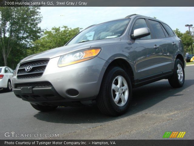 2008 Hyundai Santa Fe GLS in Steel Gray