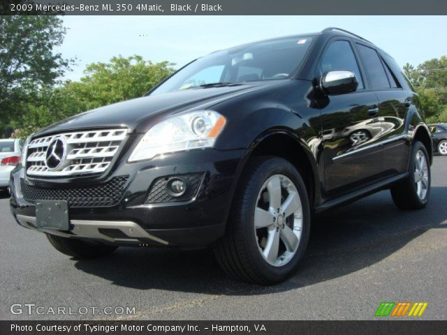 2009 Mercedes-Benz ML 350 4Matic in Black