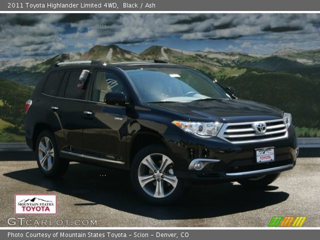 2011 Toyota Highlander Limited 4WD in Black