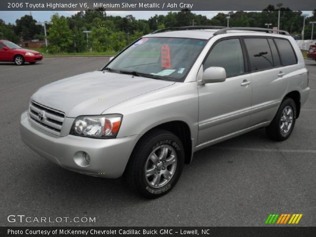 2006 Toyota Highlander V6 in Millenium Silver Metallic